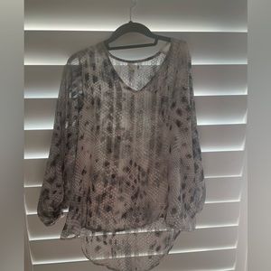 Like new - Tyche animal print blouse